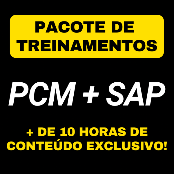 Pacote de Treinamentos PCM + SAP PM