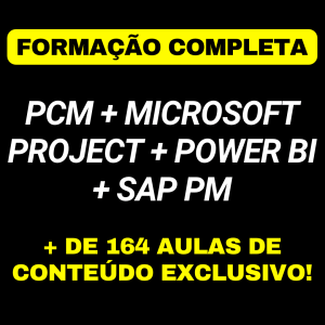 Formação Completa PCM + MS Project + Power BI + SAP